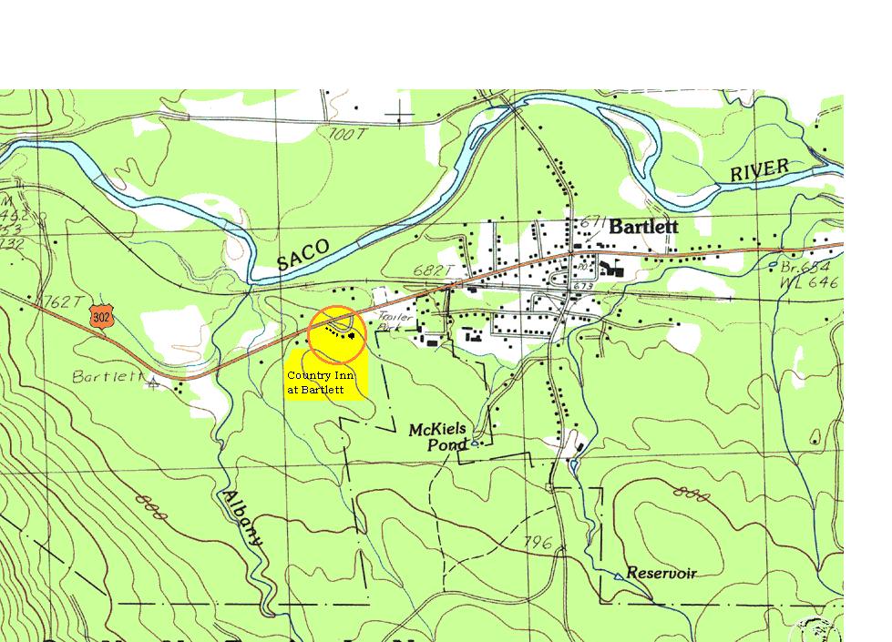Map of the Greater Bartlett Metroplex